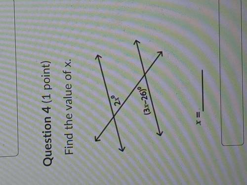 Find the value of x if you solve one please say the question number and you dony have to show work