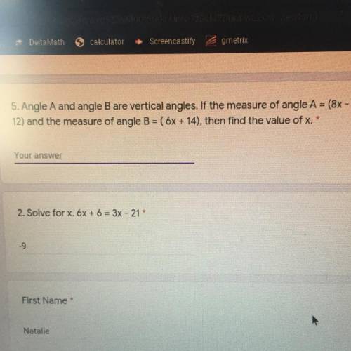 Can someone please answer number 5?