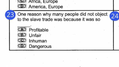 Brainliest.
why did many people not object to the slave trade?