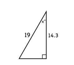 PLEASE HELP ITS URGENT
7. Calculate the value of x:a. 41.18° b. 48.82° c.36.97 d. 0.99