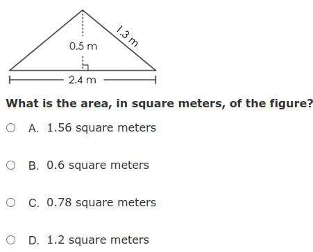 Can someone halp me with finding the area of this is square meters?