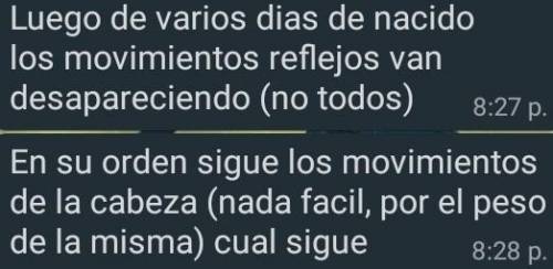 Movimientos del Neonato?​