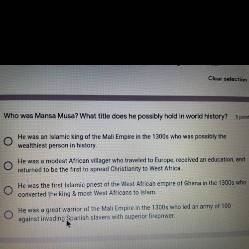 Who was Mansa Musa? What title does he possibly hold in world history?