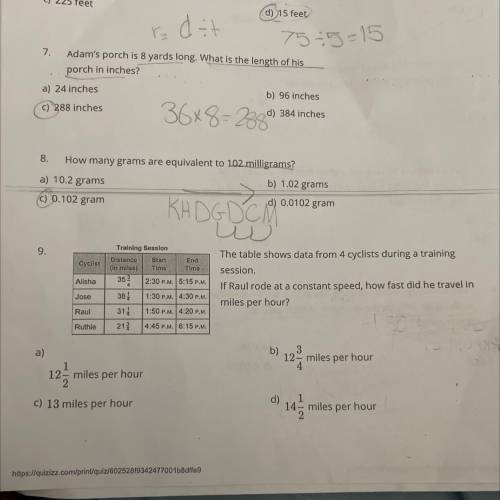 Help me with number 9 please!
