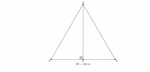 The instructions in the kite book state that sin ∠ABC = . Since the two right triangles that make u