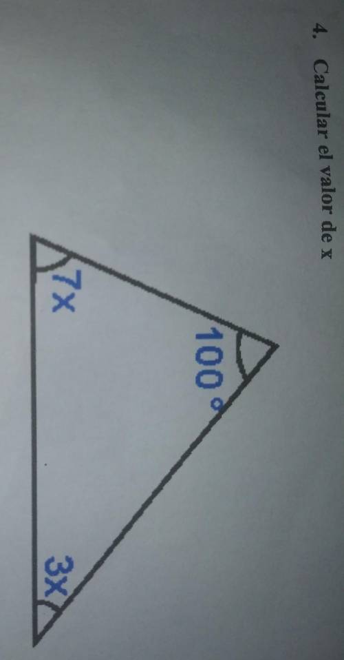 Calcular el valor de x1007x3X​Pd:en realidad es de geometría :)