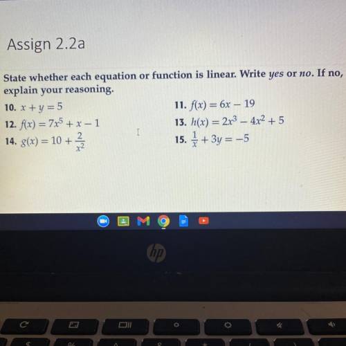 I need help with question 10 through 15 please