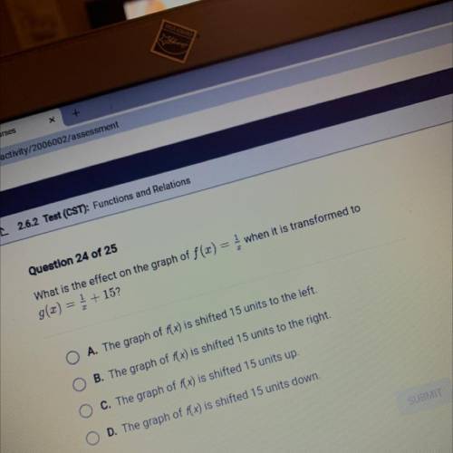 Please help. Algebra 2 quiz