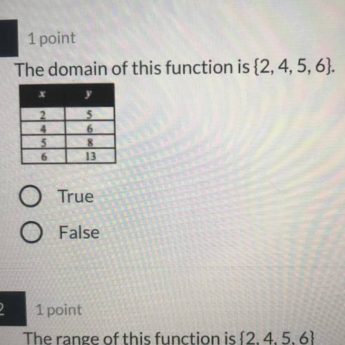 T or f i need help with this
