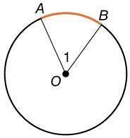 Circle O has a radius of 5 centimeters and central angle AOB with a measure of 60°. Describe in com