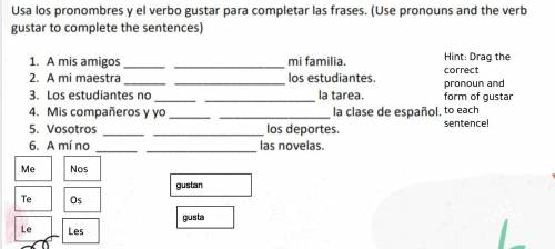 Help please Spanish homework!!
