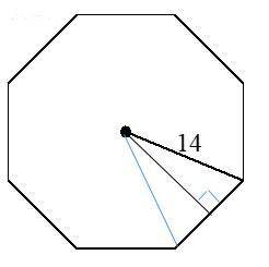 Find the area of the regular octagon.