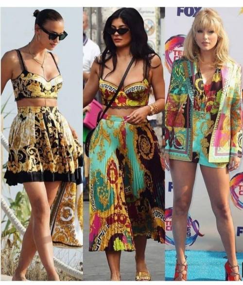 Who is looking gorgeous in colourful ?

choose any 2 from these 3 colourful looks - Angelina Jolie