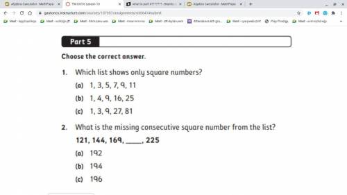What is number 1 answered and 2 answers