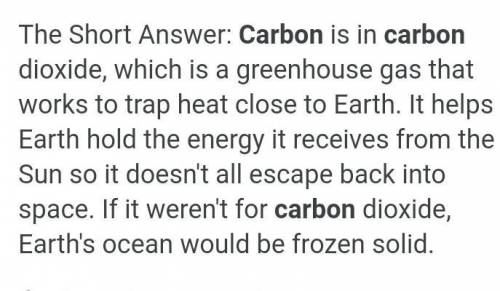 1. Why is Carbon important?