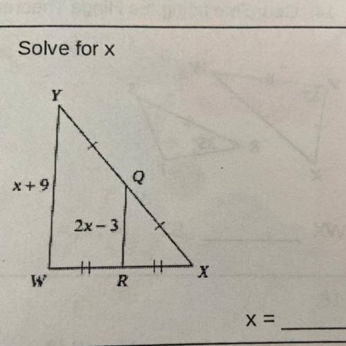 Solve for x, please solve ASAP!! Due today!