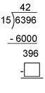 What number should be placed in the box to help complete the division calculation?

Whoever gets t