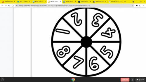 If I have this wheel what is the probability that I will pick a even number?