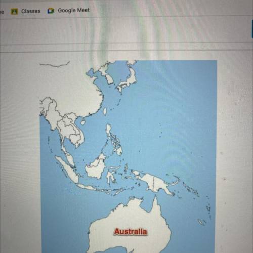 Based on this map, what conclusion can you make about Britain's colonization of Australia in the 17