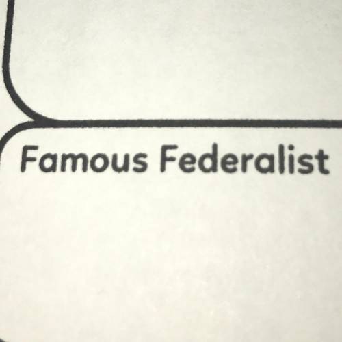 Help! I need to write about favorite federalist