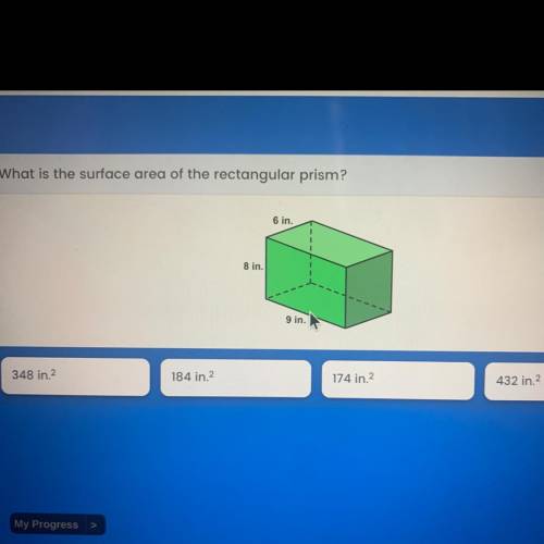 What is the surface area of the rectangular prism￼
