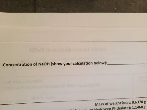 I need help with how to find Moles of NaOH at equivalence point and finding its concentration of Na