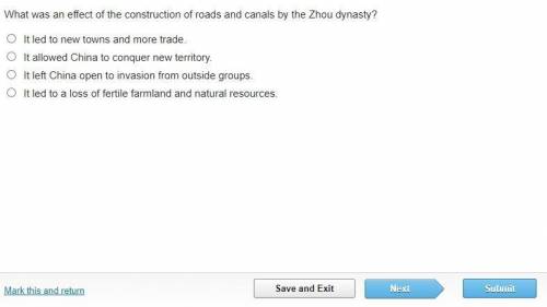 What was an effect of the construction of roads and canals by the Zhou dynasty?
