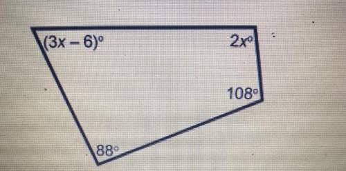 The interior angles formed by the sides of a quadrilateral have measures that sum to 360°

What is