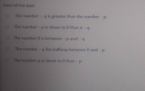 Pls help if you know it. (HELP)

let P and Q be two positive numbers where P>Q . Sam graphs the