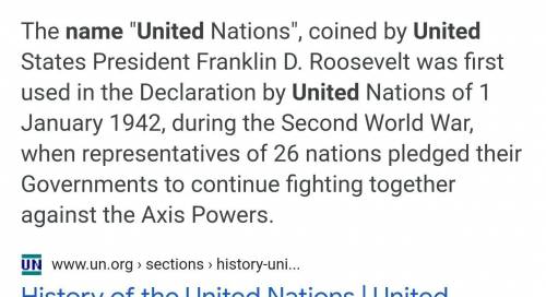 How did our country get the name United