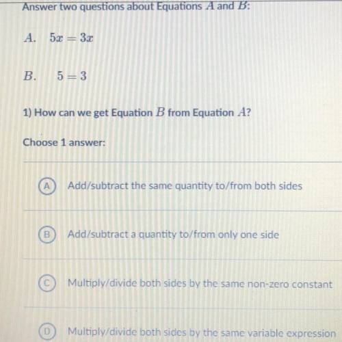 HELP PLEASE HELP EMERGENCY

 Also based on ur pervious answer are the equations equivalent yes or