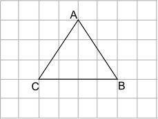 (05.01 MC)

Which statement best describes the area of Triangle ABC shown below?
(5 points)
Questi