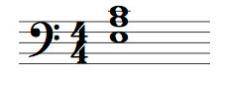 Use the following notation to answer the question

1.what kind of triad is this
A.major
B.minor
C