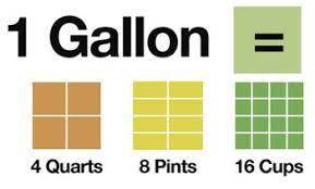 Mrs. Monroe is painting her room and she uses 5 gallons of paint. How many pints of paint did she us