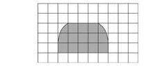 Use a composite figure to estimate the area of the figure.

A) about 14 square units
B)about 18 sq