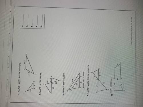 Quiz 6-1 ratio and similar figures Gina Wilson URGENT!!!
Does anybody know these?