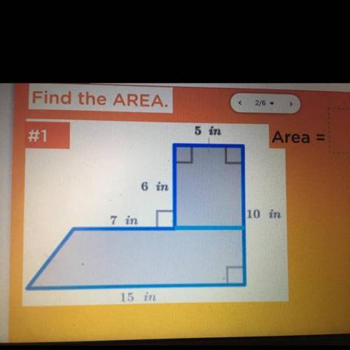HELP i need to find area there is a rectangle and trapezoid