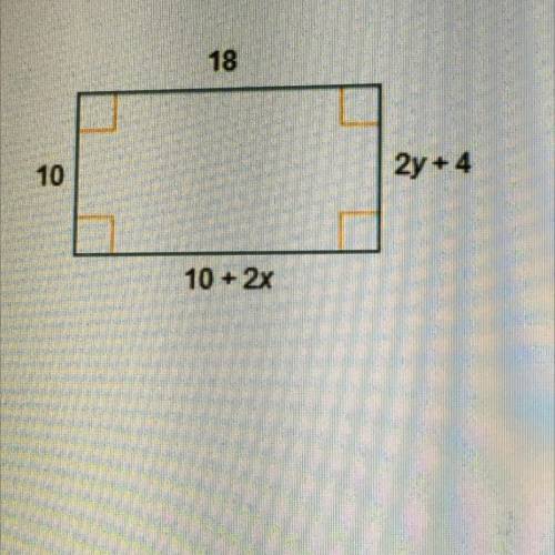 What is the value of y? 
Someone please help me it’s timed and due in 15 minutes