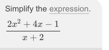 Simplify completely 3x-5/x+2 minus x+4/x+2