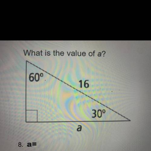 What is the value of a?
