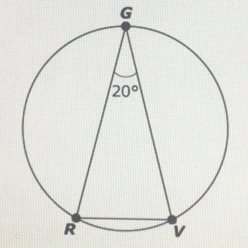 1. MGSE.9-12.G.C. 2

A GRV is inscribed in a circle as shown the figure below. In AGRV, GR is cong