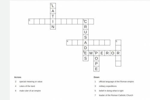I need help on my crossword. Will give brainiest for correct answers.
