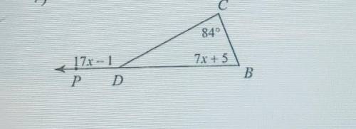 Exterior angle theorem.​