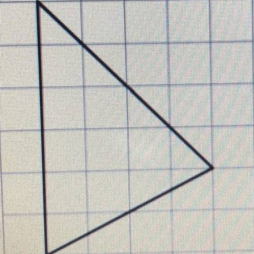 Find the area of the triangle. Show your reasoning.
