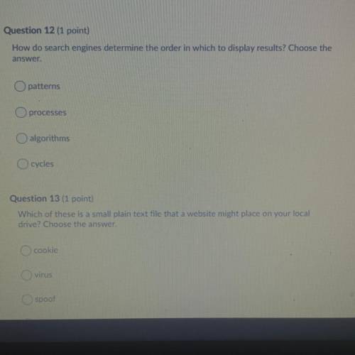 Please help with answers 12,13