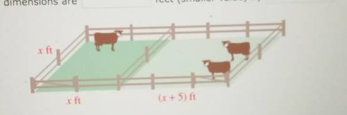 A man has 290 ft of fencing to build the pen shown in the illustration. If one in is a square, find