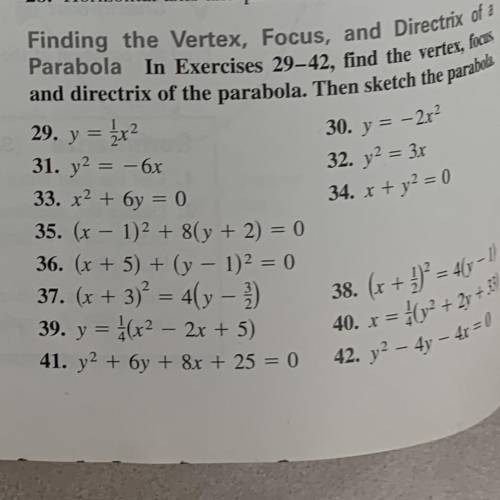 Can someone show me how to do number 36?