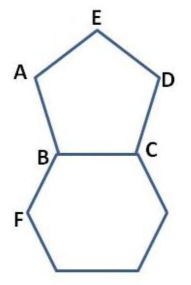 What is the measure of ∠ABF? Assume each polygon is regular.