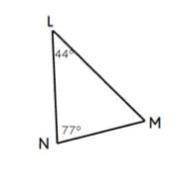 What is the missing angle in the triangle?