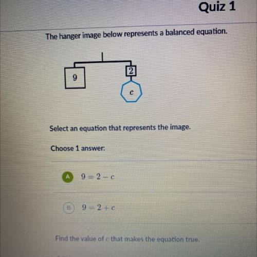 I need help with this super fast because I’m doing a quiz